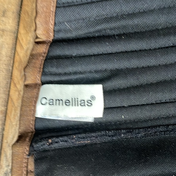 Camellias brown corset - Picture 4 of 4